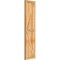 Ekena Millwork Framed Board-n-Batten Shutters w/Z-Bar, Rough Sawn Western Red Cedar, 16 1/8W x 65H, PR RBF06Z16X065RWR - alternate 3